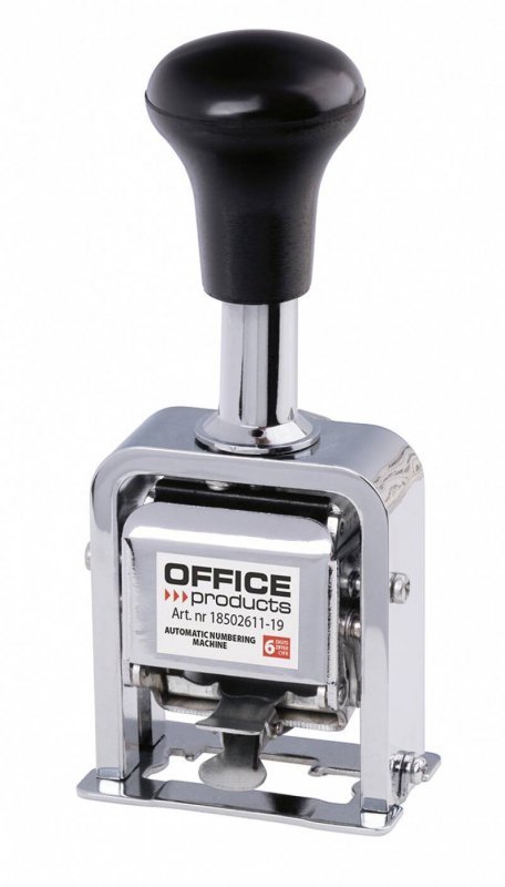 NUMERATOR METALOWY OFFICE PRODUCTS 6 CYFR