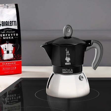 KAWIARKA BIALETTI NEW MOKA INDUCTION 4TZ CZARNA