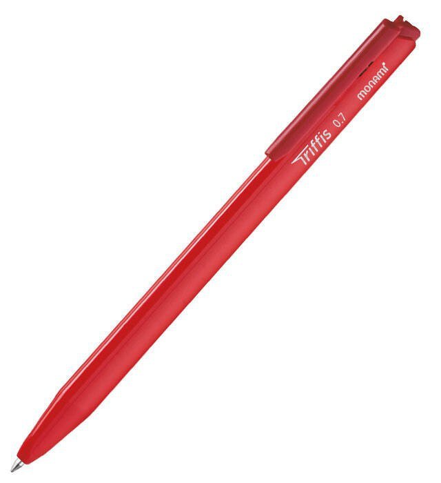 DŁUGOPIS AUTOMATYCZNY MONAMI TRIFFIS 160-2420 CZERWONY 0.7MM