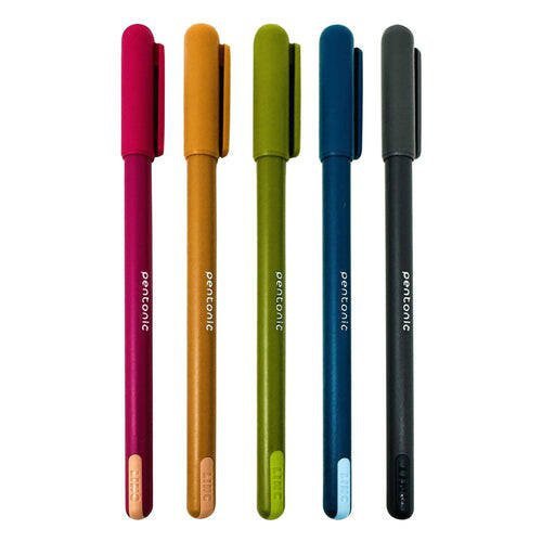 DŁUGOPIS KULKOWY LINC PENTONIC COLORS 7124BLU-100D NIEBIESKI 0.7 KOLOROWA OBUDOWA 100 SZT