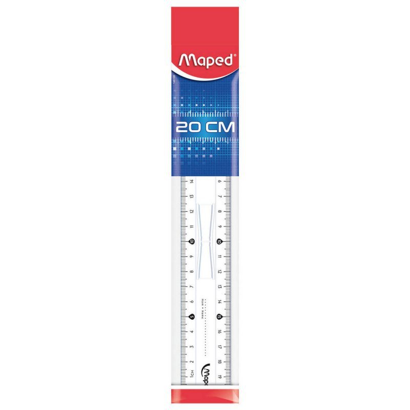 LINIJKA PLASTIKOWA 20CM MAPED CLASSIC Z UCHWYTEM