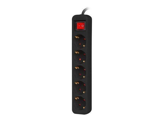 LANBERG LISTWA PRZEDŁUŻACZ 3M 5X230 C PS1-05F-0300-BK