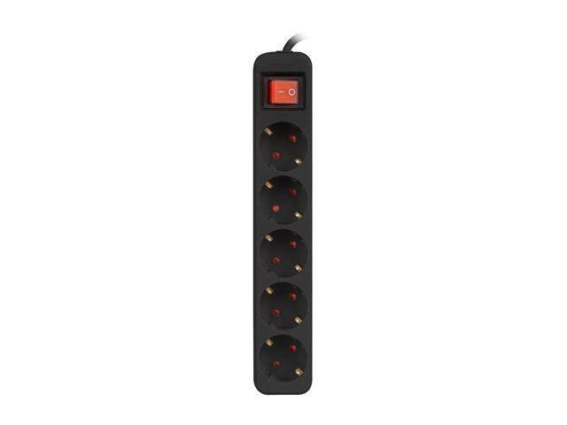 LANBERG LISTWA PRZEDŁUŻACZ 3M 5X230 C PS1-05F-0300-BK