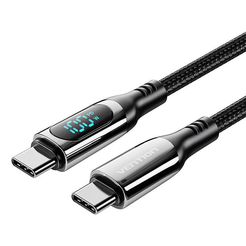 KABEL USB VENTION TAYBAV USB 2.0 C-C 100 W 5A 1.2M (CZARNY)