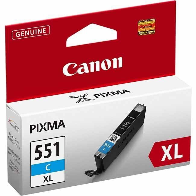 TUSZ ORYGINALNY CANON CLI551C XL 6444B001 CYAN 11 ML