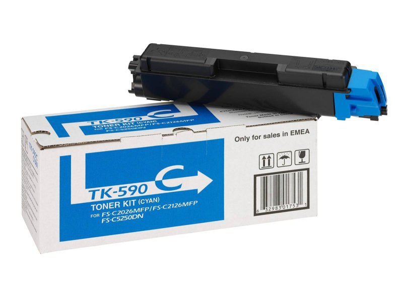 TONER ORYGINALNY KYOCERA TK590C TK590C=1T02KVCNL0 CYAN 5000 STRON