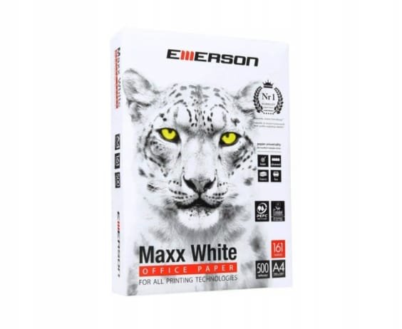 PAPIER KSERO DO DRUKARKI A4 75g EMERSON MAXX WHITE
