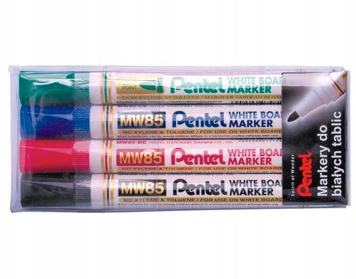 MARKERY SUCHOŚCIERALNE PENTEL MW85 - 4 szt komplet