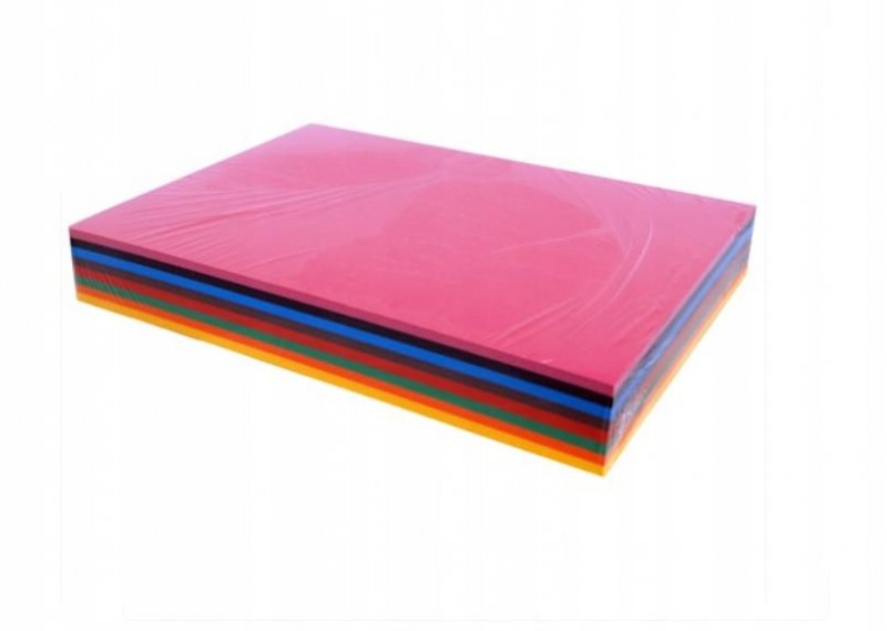 PAPIER TECHNICZNY GRUBY - A4 - KOLOROWY 200 szt