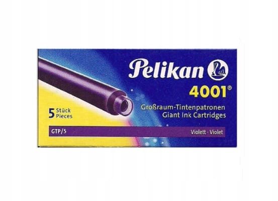 NABOJE DO PIÓR marki PELIKAN - FIOLETOWE GTP/6