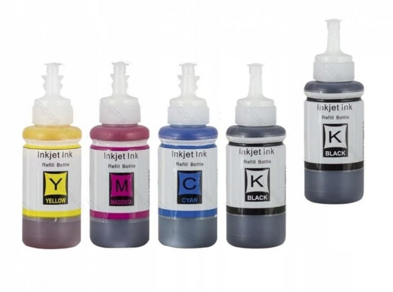 5x TUSZE EPSON L110 L365 L120 L355 L200 L300 L210