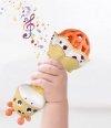 WOOPIE BABY Grzechotka Żyrafka Sensoryczna Gryzak z Muzyką Montessori 1 szt.