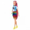 Mattel Lalka Barbie Fryzura Kolorowa panterka