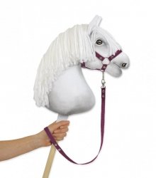 Uwiąz dla Hobby Horse z taśmy – śliwkowy
