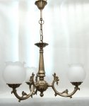  Żyrandol mosiężny,lampa wisząca mosiężna WZMS/701/3
