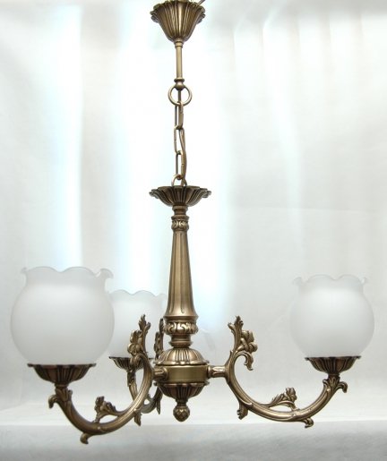  Żyrandol mosiężny,lampa wisząca mosiężna WZMS/701/3
