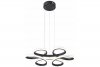 RABATY - Burton - lampa wisząca LED czarny mat. 341901-30 (od 10% rabatu w koszyku)