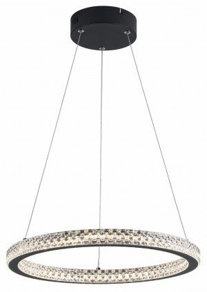Mitchell - lampa wisząca LED czarny mat z pilotem i ściemniaczem 339401-30 (od 10% rabatu w koszyku)