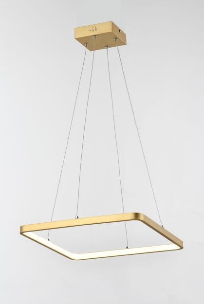 Wyprzedaż - Anaya lampa wisząca LED złoty mat 336521-09 Reality