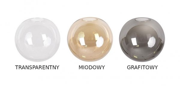 Lampa wisząca COSMO 1 BL TRANSPARENTNY 711/1 ( od 5 % rabatu w koszyku)