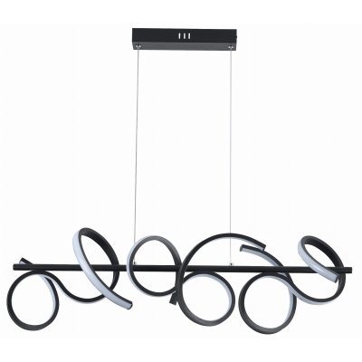 Wyprzedaż - Lozanna - lampa wisząca czarny mat  343301-30 Reality