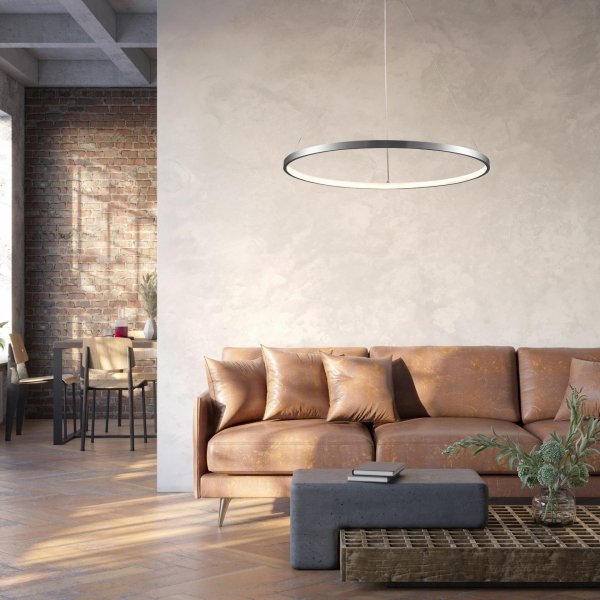 Lampa wisząca LED LEA 1 nikiel 330000 Sanico Goldlux