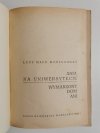 ANIA NA UNIWERSYTECIE, WYMARZONY DOM ANI - Lucy Maud Montgomery 1973