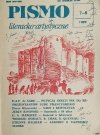 PISMO LITERACKO-ARTYSTYCZNE