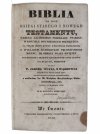 PISMO ŚWIĘTE STAREGO ZAKONU tom 1 - 1840 przekład Jakuba Wujka