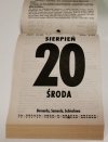 JEDNODNIOWY KALENDARZ DLA SMAKOSZY 2008