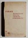 TABLICE MATEMATYCZNE FIZYCZNE CHEMICZNE I ASTRONOMICZNE 1975