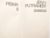 PUSZCZA - Jerzy Putrament 1981