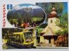 ZAKOPANE. WIDOK Z GUBAŁÓWKI, STARY KOŚCIÓŁEK. WAGONIK KOLEJKI NA GUBAŁÓWKĘ FOT. MOMOT