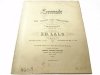 SERENADE FUR VIOLINE ODER VIOLONCELL. ED LALO OP.14 No2