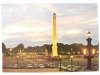 PARIS. LA PLACE DE LA CONCORDE ET LES CHAMPS-ELYSEES LA NUIT