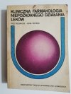 KLINICZNA FARMAKOLOGIA NIEPOŻĄDANEGO DZIAŁANIA LEKÓW - red. Jan Tatoń 1985