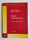 ANALIZA MATEMATYCZNA 2 DEFINICJE, TWIERDZENIA, WZORY 2004