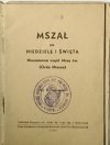 MSZAŁ NA NIEDZIELE I ŚWIĘTA. NIEZMIENNA CZĘŚĆ MSZY ŚW.