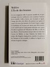 L'ECOLE DES FEMMES - Moliere 