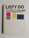 LISTY DO M. F. RAKOWSKIEGO LISTOPAD GRUDZIEŃ 1982