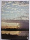 ILE DE RE. COUCHER DE SOLEIL SUR LE MARTRAY