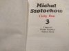 CICHY DON TOMY OD 1 DO 4 - Michał Szołochow 1977