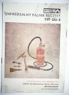 UNIWERSALNY PALNIK RĘCZNY TYP GLt 3. PREDOM TERMET. INSTRUKCJA OBSŁUGI