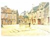 LA BRETAGNE EN COULEURS. LA PLACE DE LOCRONAN