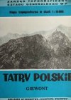TATRY POLSKIE GIEWONT 1:10 000
