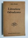 LITERATURA ODRODZENIA - Jerzy Ziomek 1989