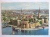 STOCKHOLM. UTSIKT OVER RIDDARHOLMEM FRAN STADTSHUSTORNET