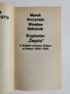 KRYPTONIM ŻEGOTA - Marek Arczyński 1979