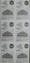EURO 2012 NAKLEJKI NUMERY: 65 87 130 382 161 322