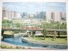 KALININGRAD. VIEW OF THE CONSTRUCTION SIDE IN MOSCOW AVENUE